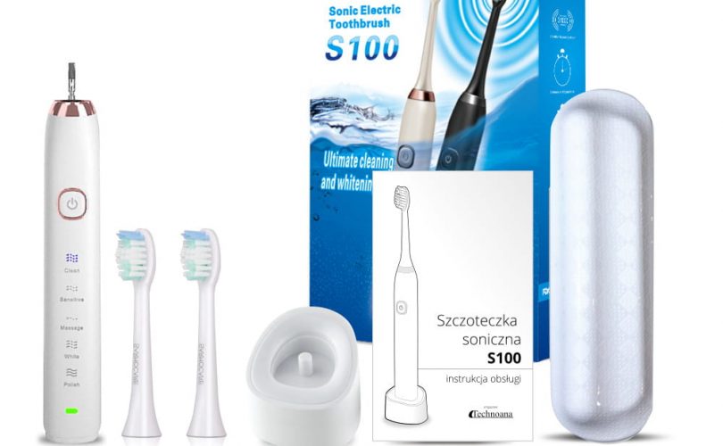 Szczoteczka soniczna S100 Sarmocare biała